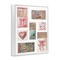 Stupell Industries Vintage Feminine Matchbooks Framed Giclee, design by Elizabeth Medley